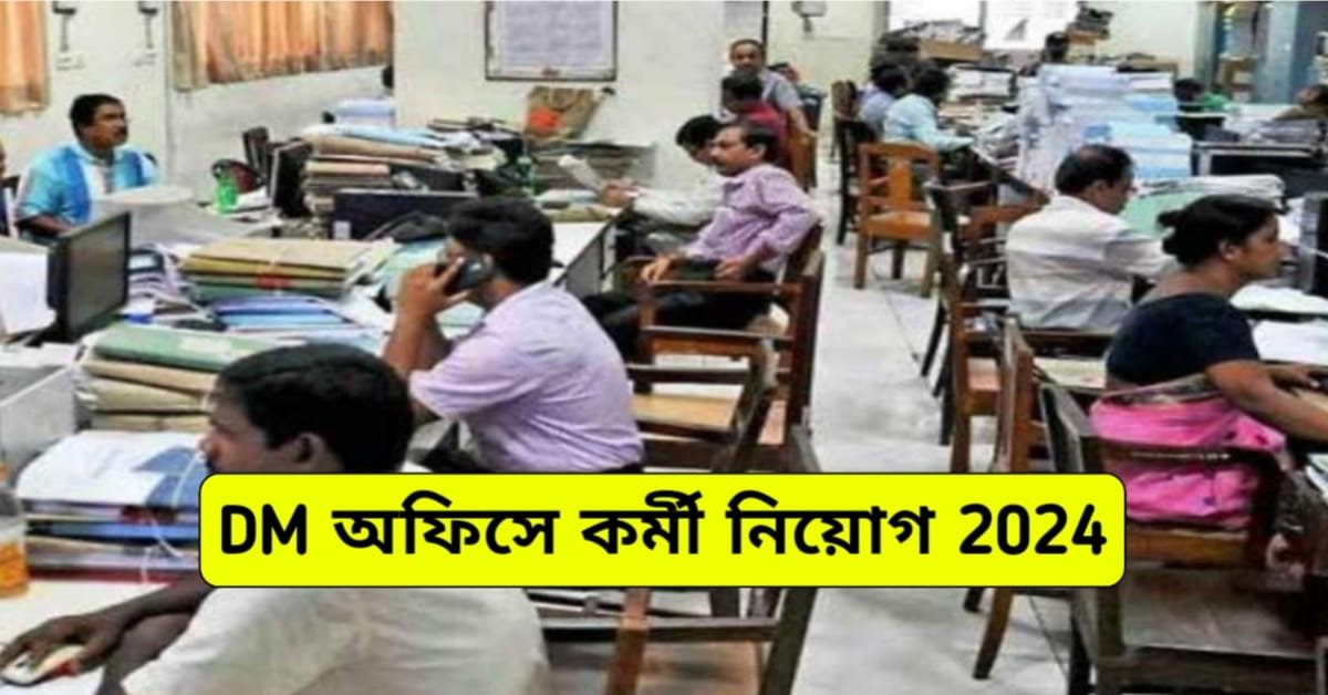 DM Office Job Recruitment 2024